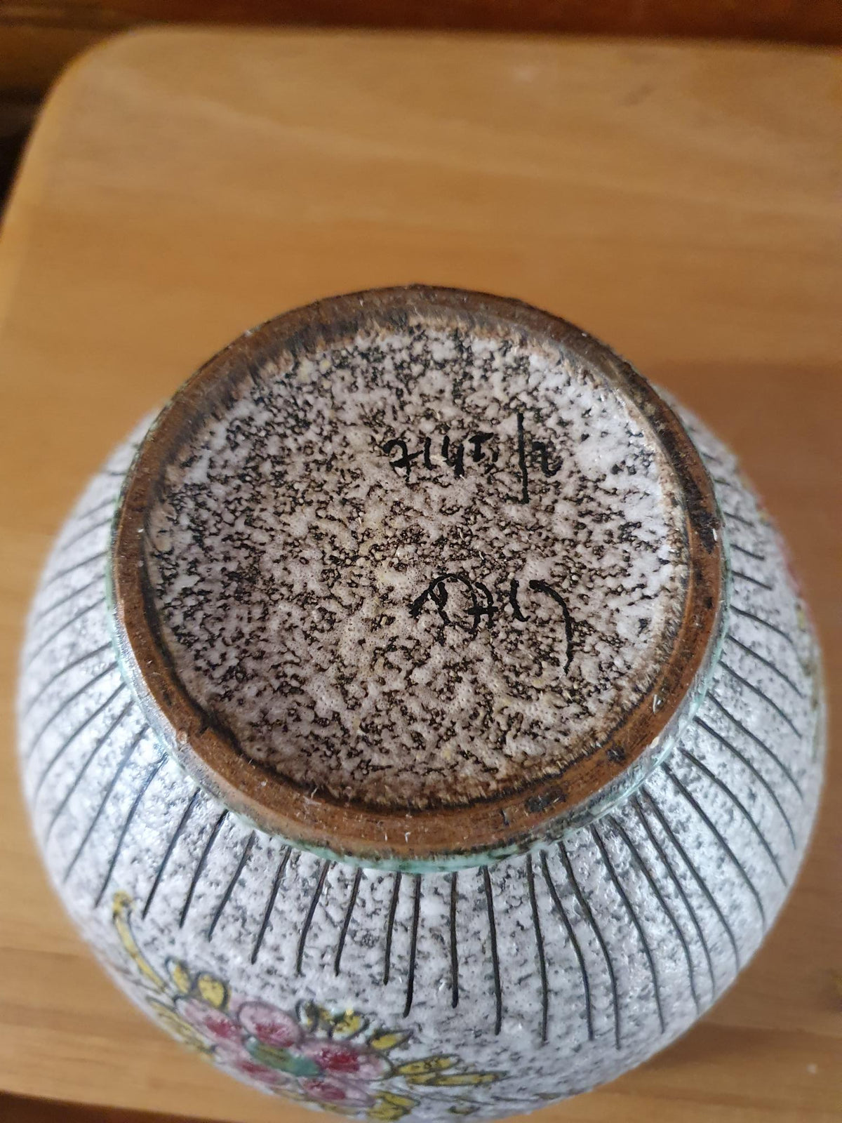 Vintage Fratelli Fanciullacci Håndmalet Keramikskål – Italien 1960'erne