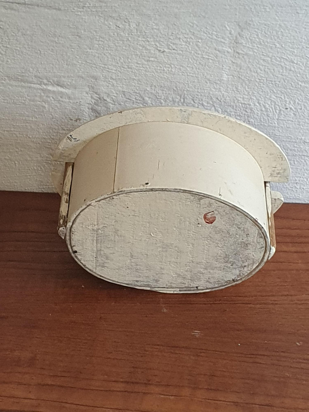 Antik Nordisk Trætejne med Låg (19 cm) – Original Svepæske