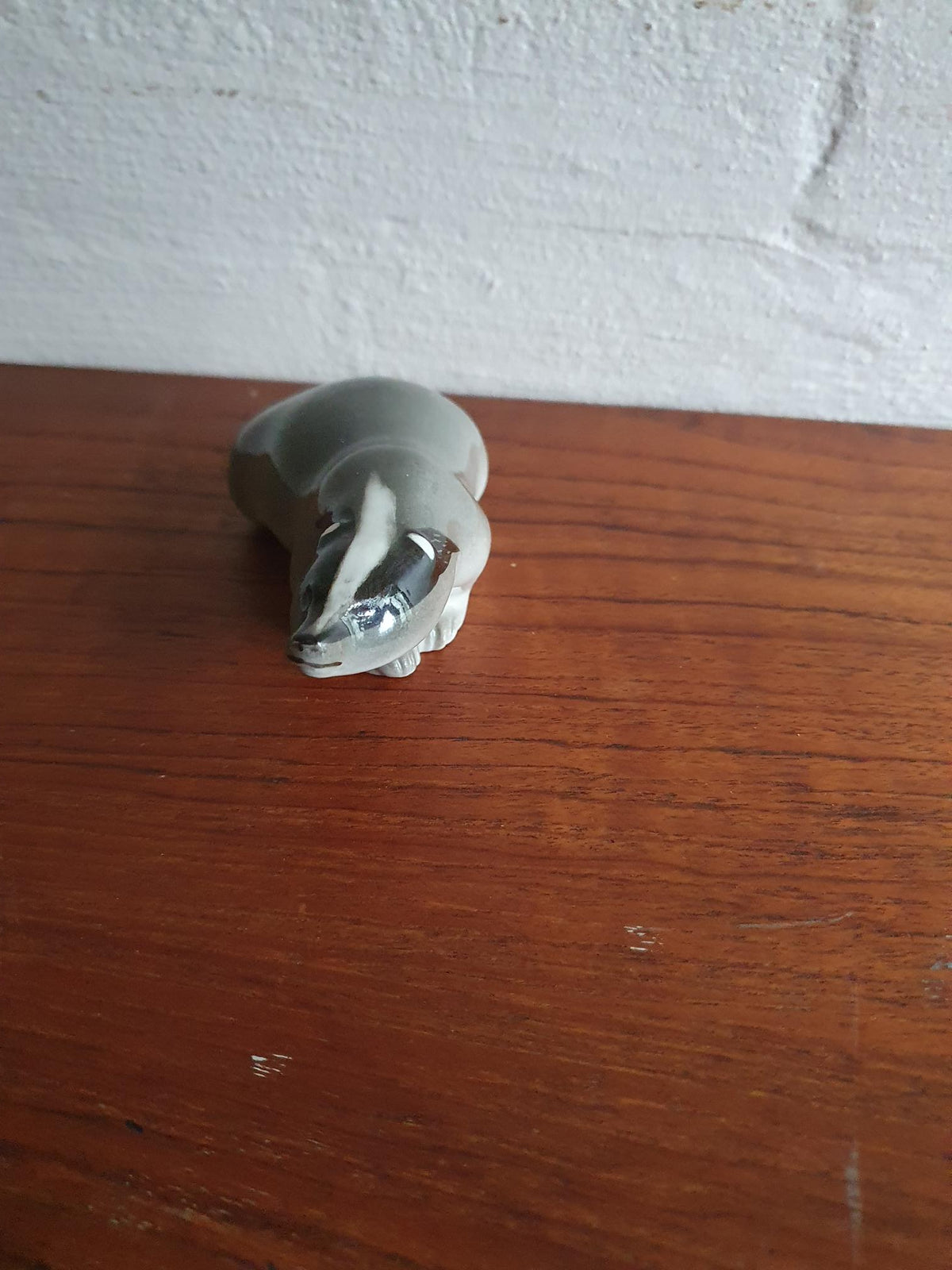 Vintage Lomonosov LFZ Porcelænsgrævling – Original USSR Samlerobjekt