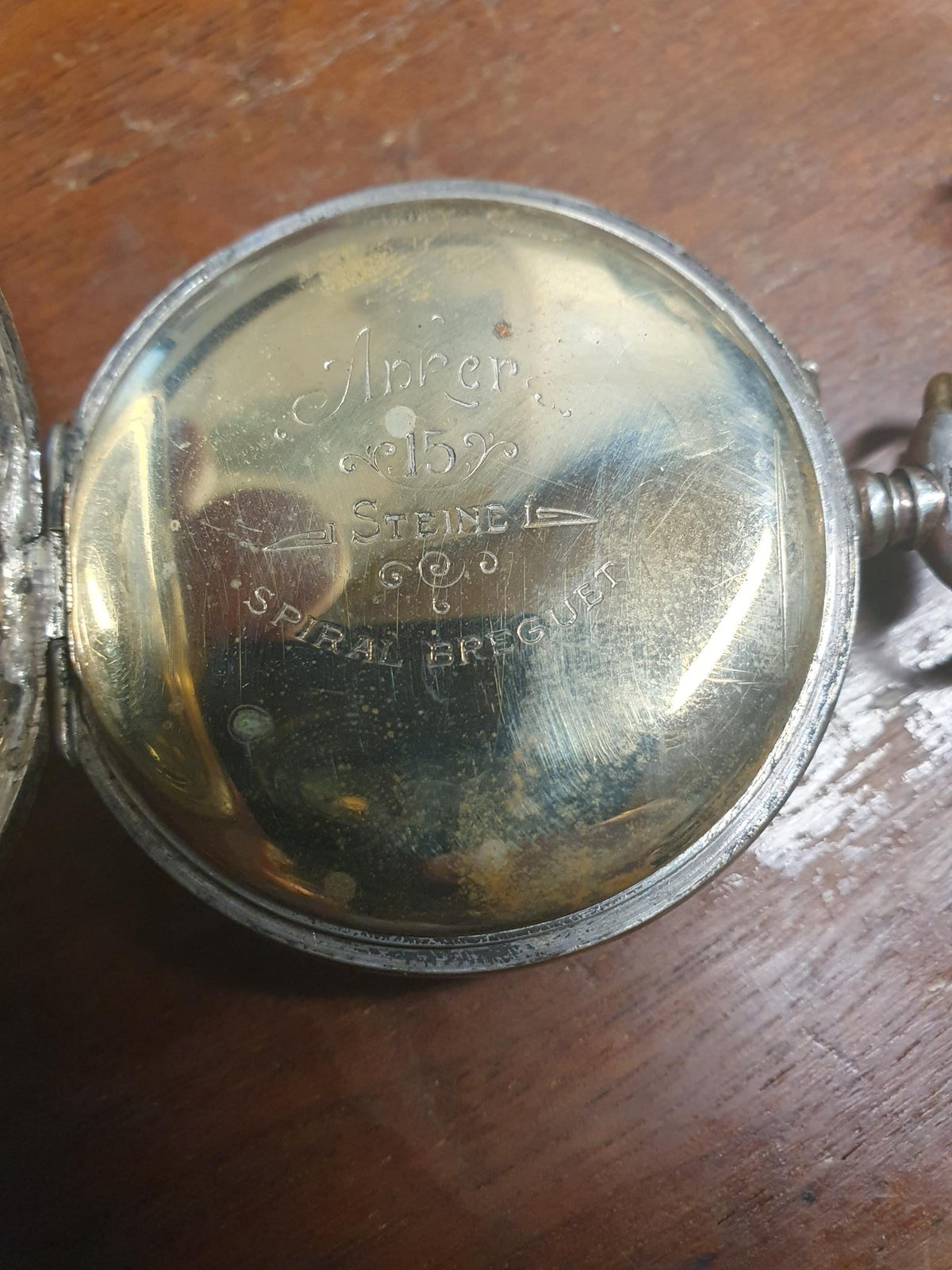 Antikt Schweizisk Bona Lommeur i 800 Sølv (24-timers Skive) – ca. 1900