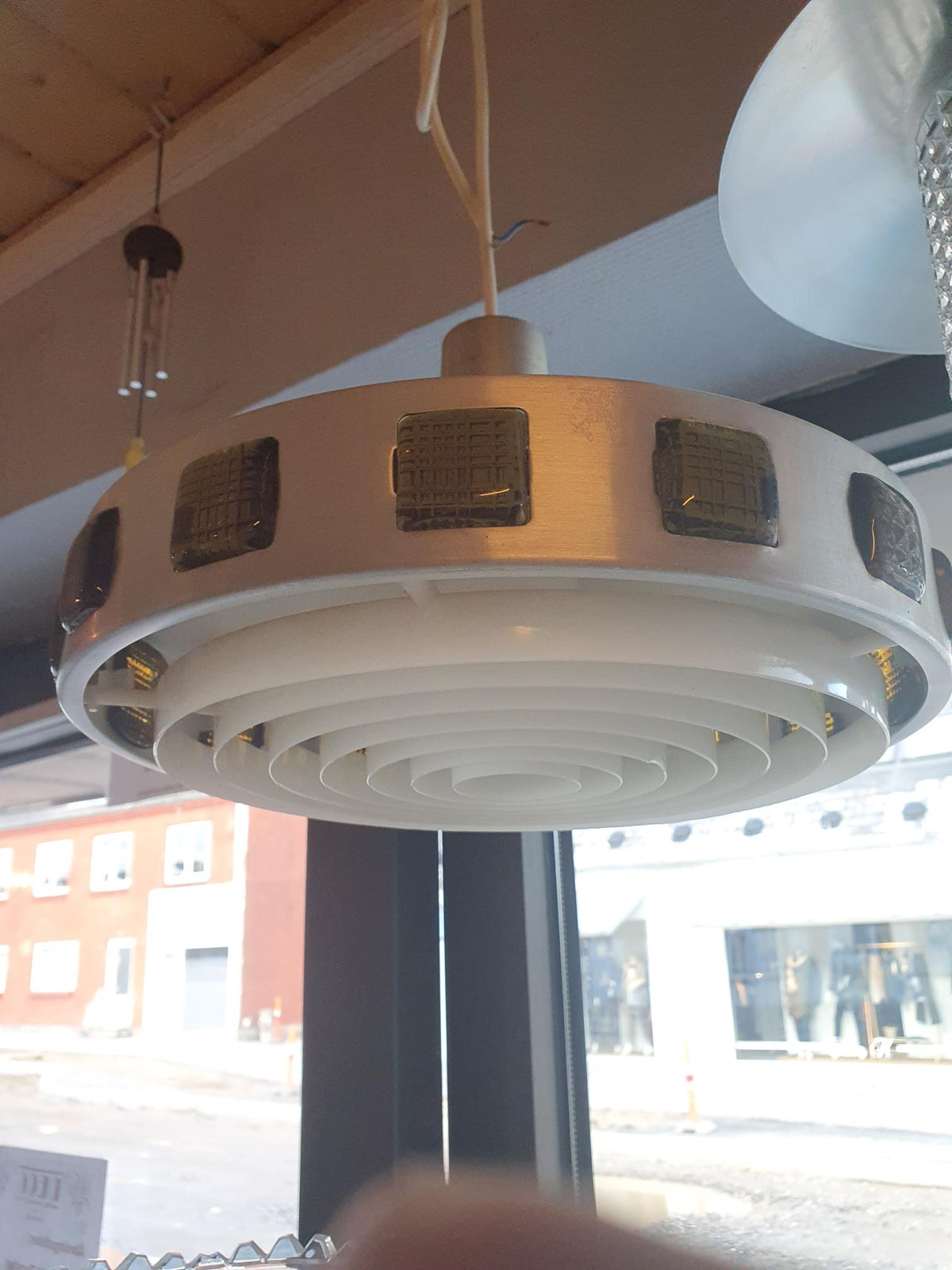 Vintage Scandinavian Space Age Pendant by Einar Bäckström & Erik Höglund for EWÅ Värnamo (1960s)