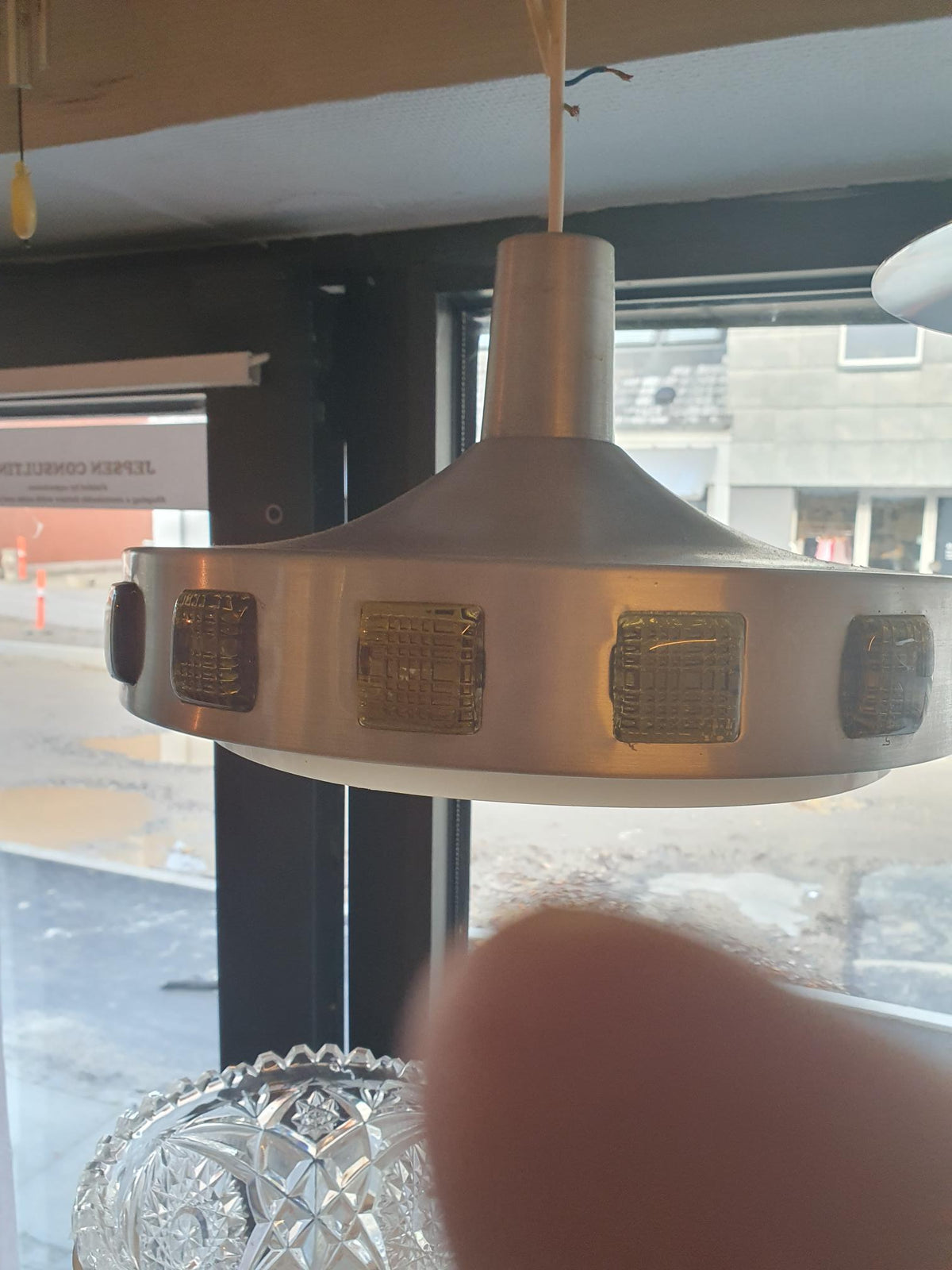 Vintage Scandinavian Space Age Pendant by Einar Bäckström & Erik Höglund for EWÅ Värnamo (1960s)